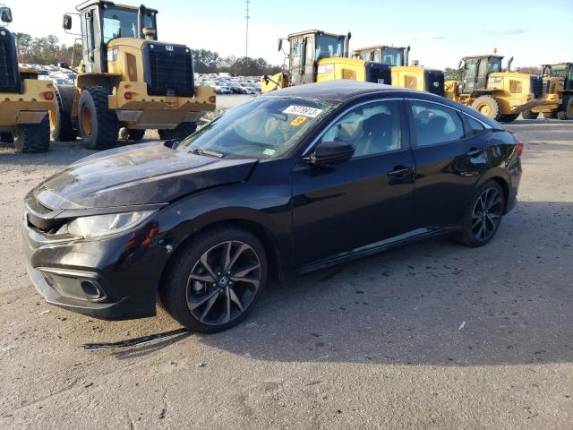 2HGFC2F86KH553147 - 2019 HONDA CIVIC SPORT შავი ფოტო 1