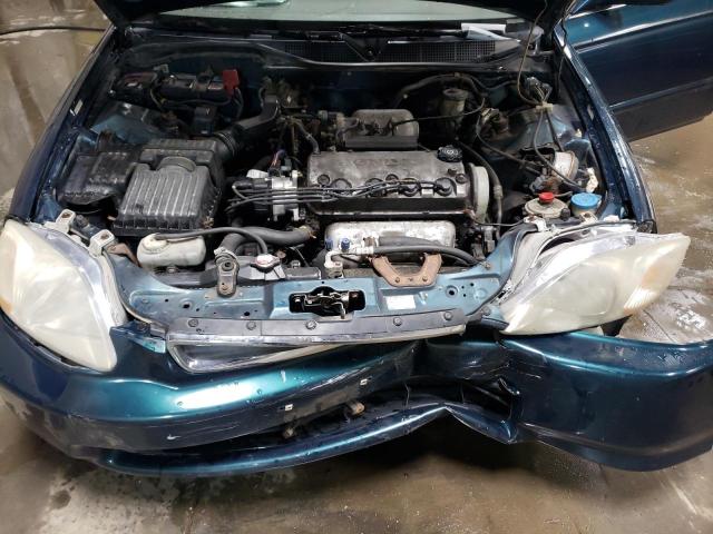 1HGEJ8649WL012457 - 1998 HONDA CIVIC EX GREEN photo 11