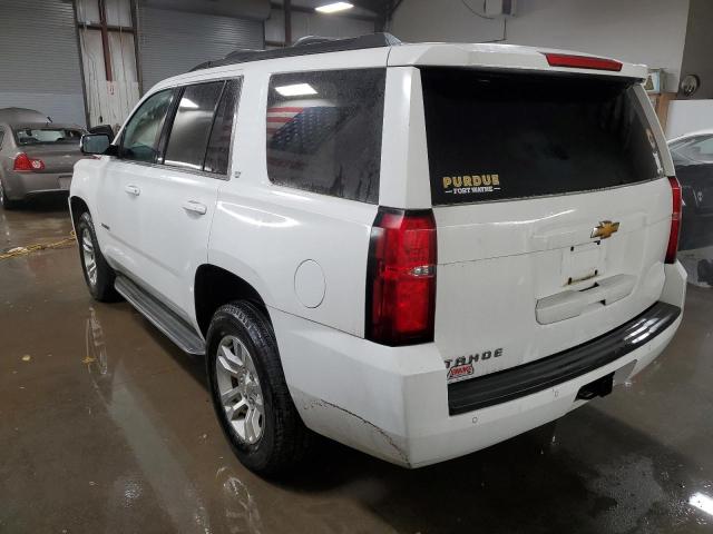 1GNSKBKCXFR199849 - 2015 CHEVROLET TAHOE K1500 LT WHITE photo 2