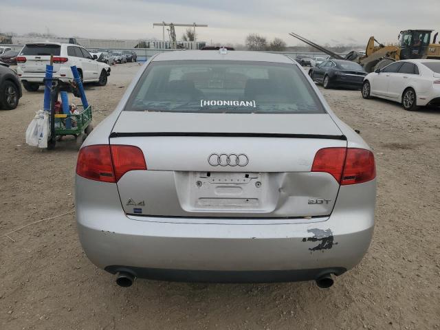 WAUAF68E05A521658 - 2005 AUDI A4 2.0T SILVER photo 6