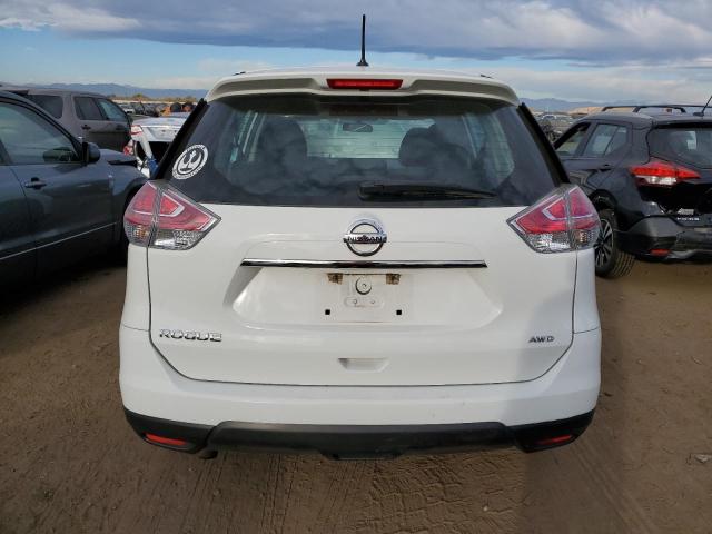 5N1AT2MV3GC762059 - 2016 NISSAN ROGUE S WHITE photo 6