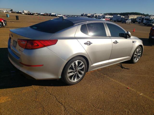 5XXGR4A68EG348567 - 2014 KIA OPTIMA SX SILVER photo 3