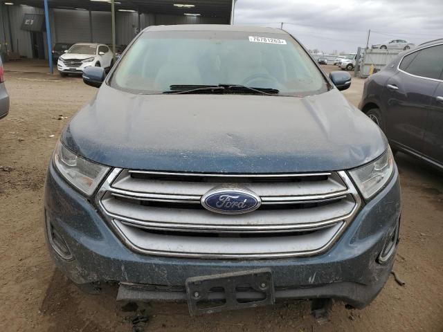 2FMPK4J97GBC56797 - 2016 FORD EDGE SEL BLUE photo 5