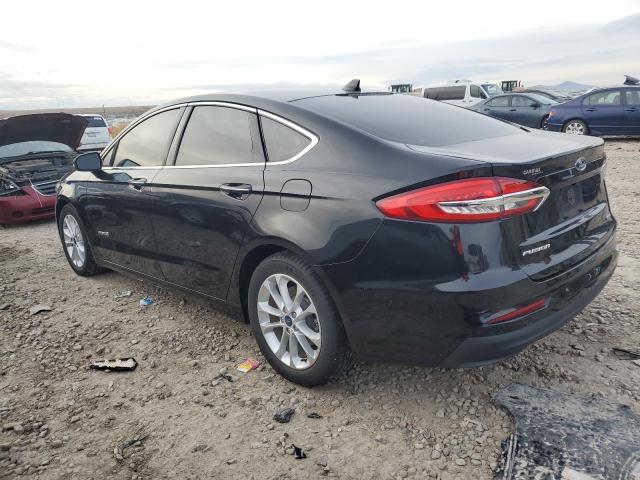 3FA6P0MU2KR200809 - 2019 FORD FUSION SEL BLACK photo 2