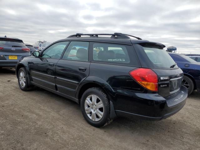 4S4BP62C957393456 - 2005 SUBARU LEGACY OUTBACK 2.5I LIMITED BLACK photo 2