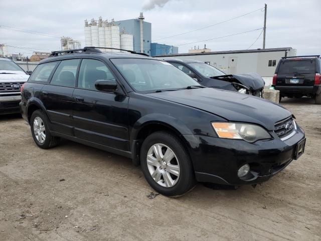 4S4BP62C957393456 - 2005 SUBARU LEGACY OUTBACK 2.5I LIMITED BLACK photo 4