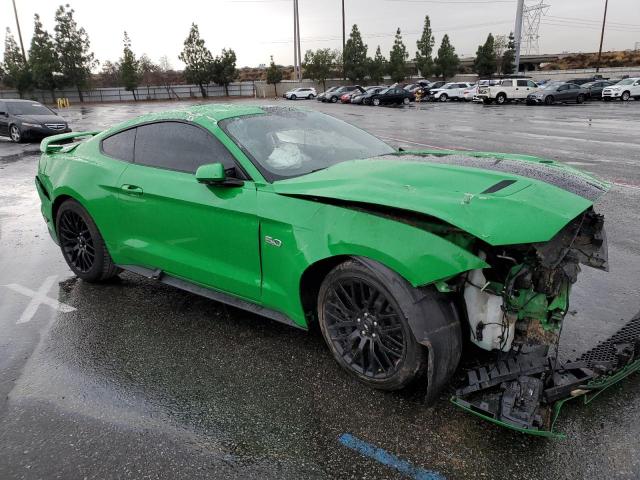 1FA6P8CF8K5196608 - 2019 FORD MUSTANG GT GREEN photo 4