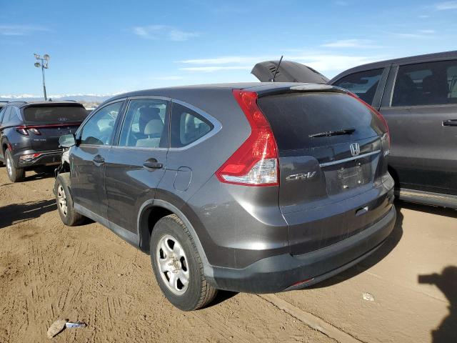 2HKRM4H39EH617232 - 2014 HONDA CR-V LX GRAY photo 2