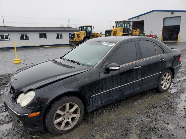 WDBRF54H27A945683 - 2007 MERCEDES-BENZ C 280 BLACK photo 1