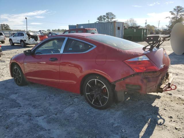 1HGCS12888A013893 - 2008 HONDA ACCORD EXL RED photo 2