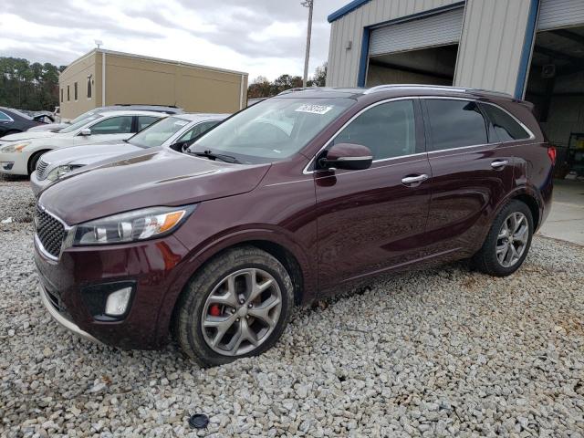 5XYPK4A55HG307972 - 2017 KIA SORENTO SX BURGUNDY photo 1