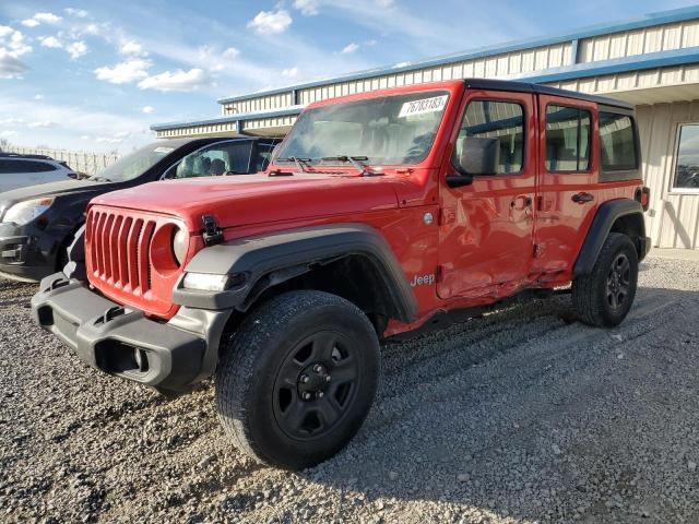 1C4HJXDG0JW256315 - 2018 JEEP WRANGLER U SPORT RED photo 1