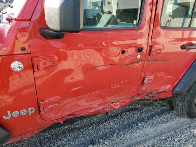 1C4HJXDG0JW256315 - 2018 JEEP WRANGLER U SPORT RED photo 7