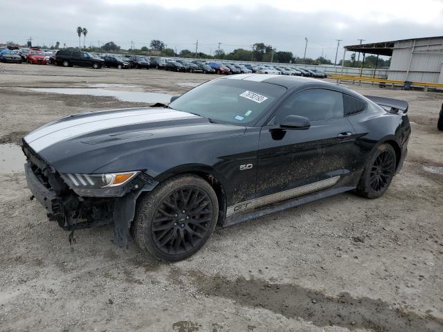 1FA6P8CF8H5312625 - 2017 FORD MUSTANG GT BLACK photo 1