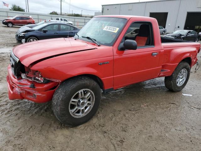 1FTYR11U44PA83820 - 2004 FORD RANGER RED photo 1