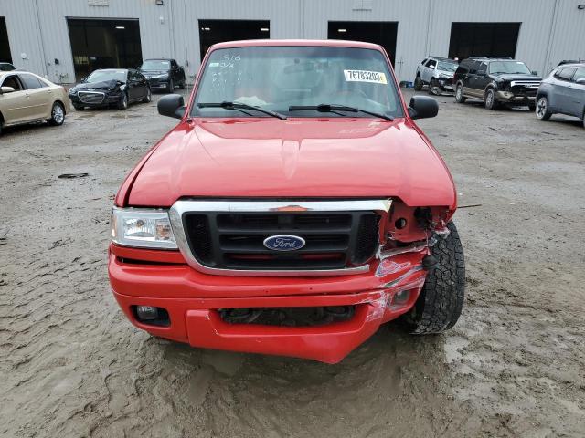 1FTYR11U44PA83820 - 2004 FORD RANGER RED photo 5