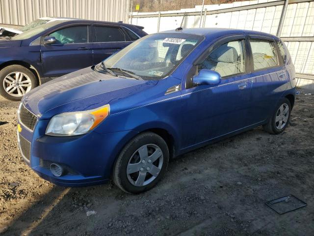 KL1TD6DE3AB134816 - 2010 CHEVROLET AVEO LS BLUE photo 1