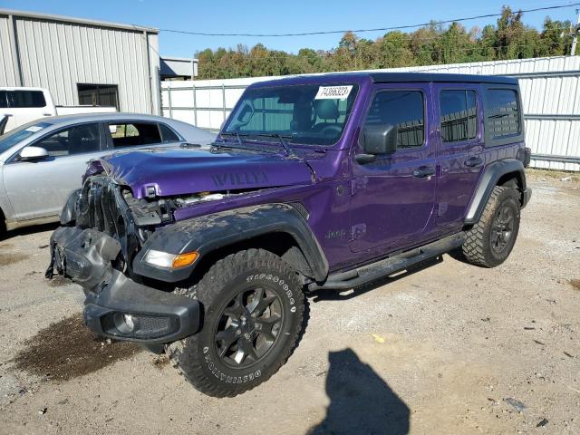 1C4HJXDN1PW541970 - 2023 JEEP WRANGLER J SPORT PURPLE photo 1