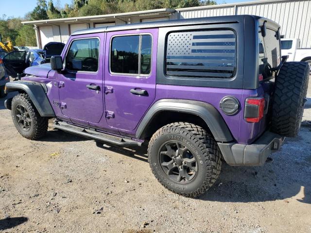 1C4HJXDN1PW541970 - 2023 JEEP WRANGLER J SPORT PURPLE photo 2