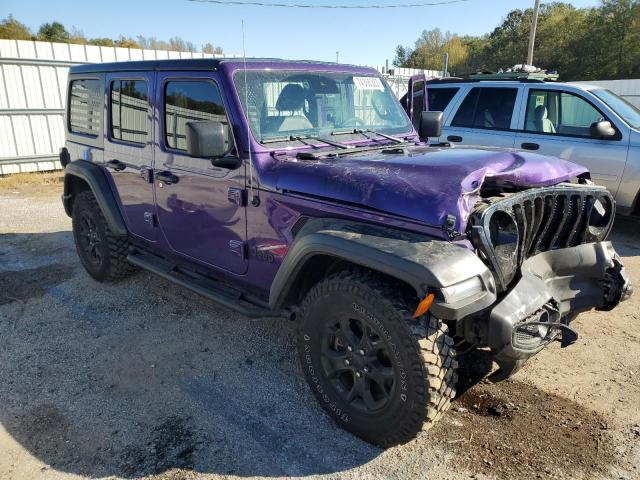 1C4HJXDN1PW541970 - 2023 JEEP WRANGLER J SPORT PURPLE photo 4