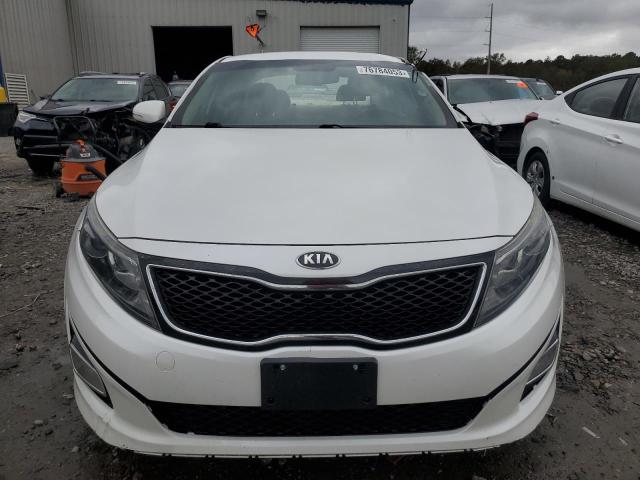 KNAGM4A71F5562990 - 2015 KIA OPTIMA LX WHITE photo 5