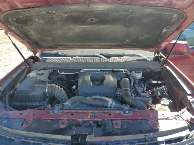 1GCPTEE15J1317790 - 2018 CHEVROLET COLORADO ZR2 MAROON photo 11