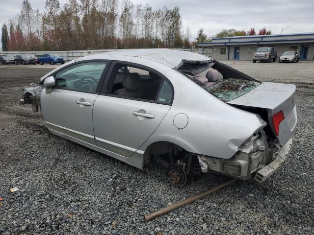 1HGFA16506L079159 - 2006 HONDA CIVIC LX SILVER photo 2