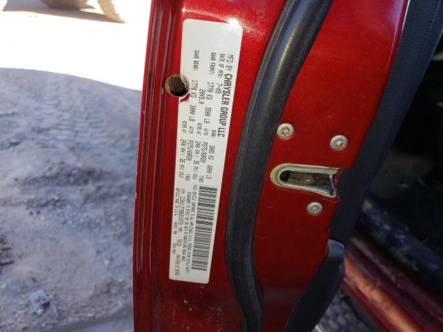 1D3HV13T89S816379 - 2009 DODGE RAM 1500 RED photo 13