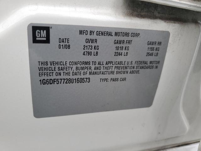 1G6DF577280160573 - 2008 CADILLAC CTS BEIGE photo 12