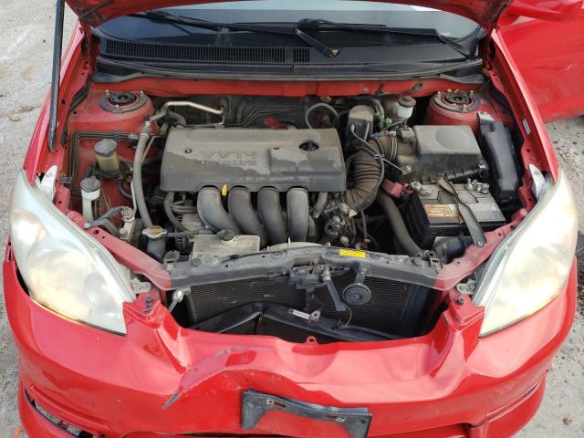 2T1KR32E83C034657 - 2003 TOYOTA COROLLA MA XR RED photo 11