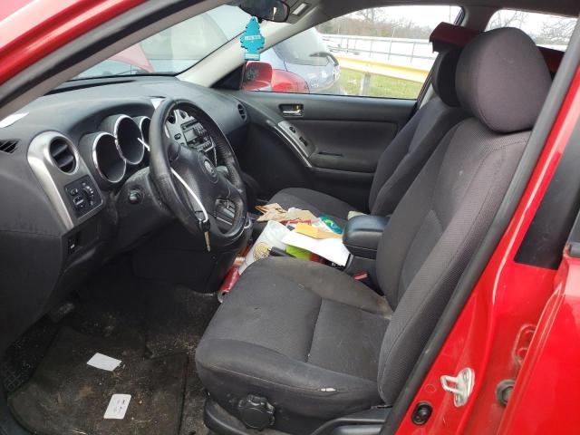 2T1KR32E83C034657 - 2003 TOYOTA COROLLA MA XR RED photo 7