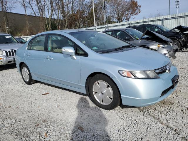 JHMFA36236S029571 - 2006 HONDA CIVIC HYBRID BLUE photo 4