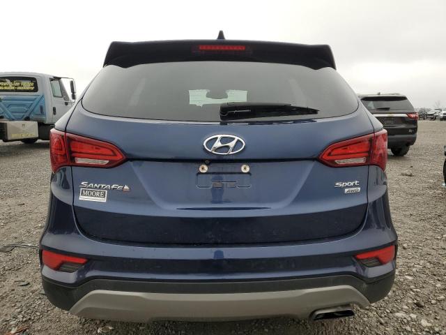 5XYZUDLB5HG461040 - 2017 HYUNDAI SANTA FE S BLUE photo 6