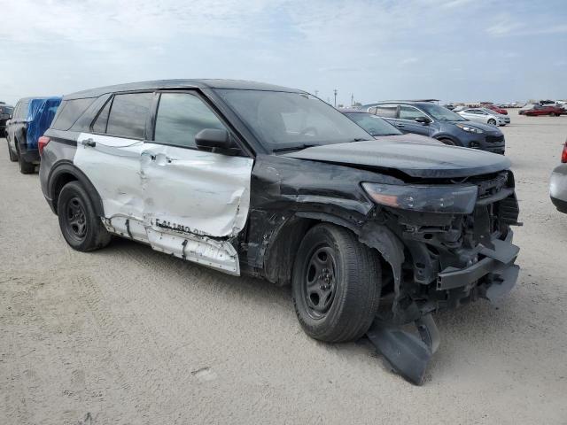 1FM5K8AB9MGB99458 - 2021 FORD EXPLORER POLICE INTERCEPTOR 黑色 照片 4