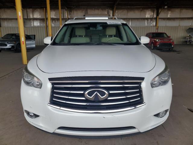 5N1CL0MN4EC515482 - 2014 INFINITI QX60 HYBRID WHITE photo 5