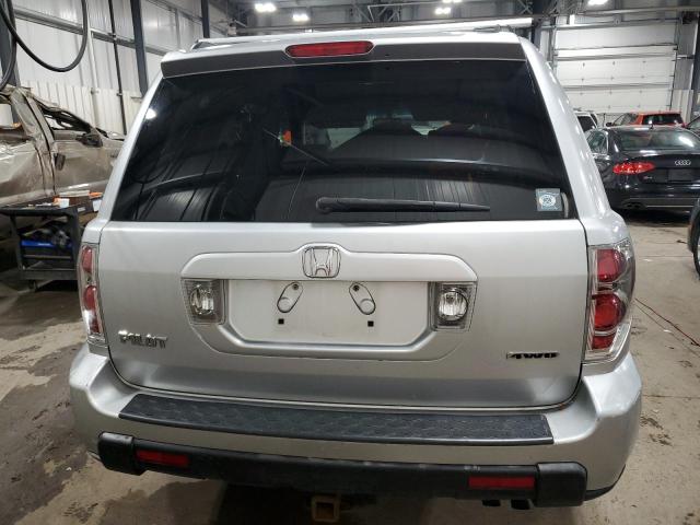 2HKYF18416H546705 - 2006 HONDA PILOT EX SILVER photo 6