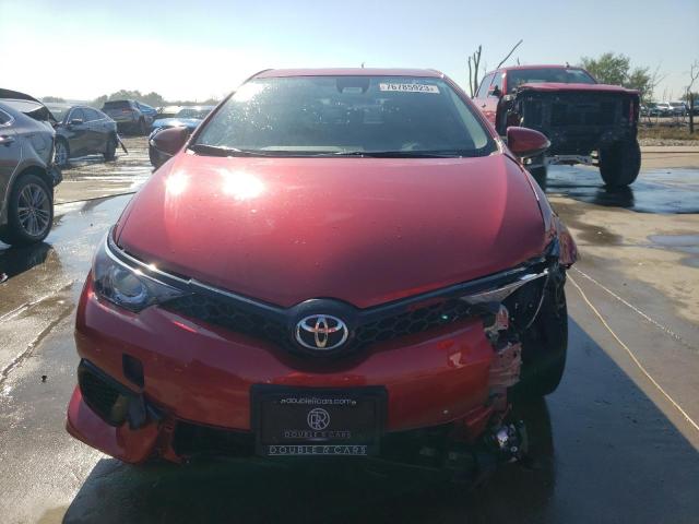 JTNKARJE0HJ531012 - 2017 TOYOTA COROLLA IM RED photo 5