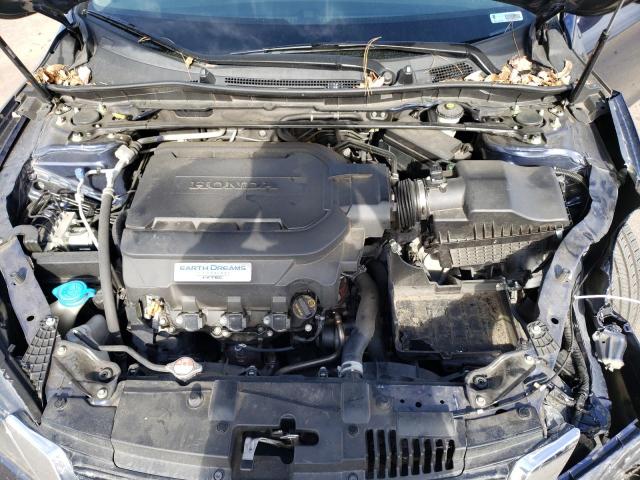 1HGCR3F88EA004088 - 2014 HONDA ACCORD EXL BLUE photo 11