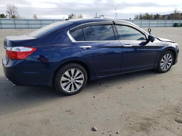 1HGCR3F88EA004088 - 2014 HONDA ACCORD EXL BLUE photo 3