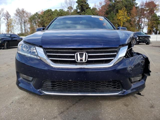 1HGCR3F88EA004088 - 2014 HONDA ACCORD EXL BLUE photo 5