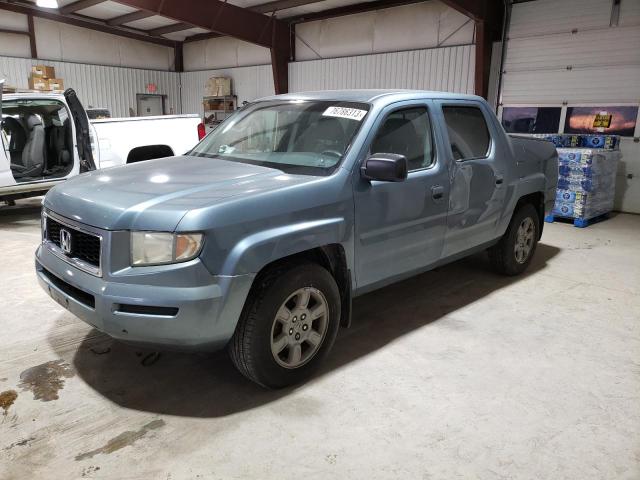 2HJYK16397H505525 - 2007 HONDA RIDGELINE RTX BLUE photo 1