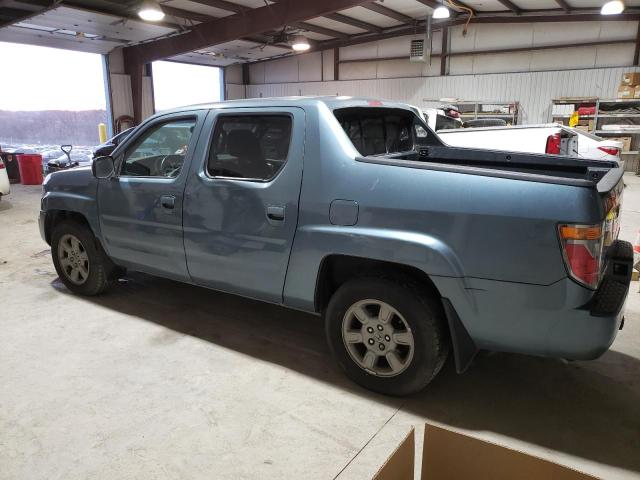 2HJYK16397H505525 - 2007 HONDA RIDGELINE RTX BLUE photo 2