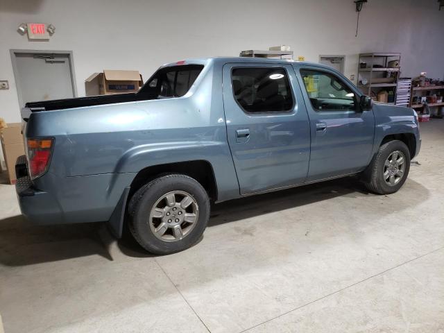 2HJYK16397H505525 - 2007 HONDA RIDGELINE RTX BLUE photo 3