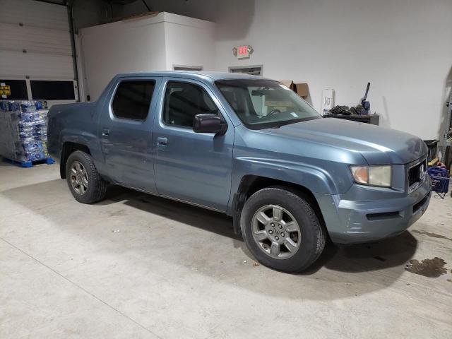 2HJYK16397H505525 - 2007 HONDA RIDGELINE RTX BLUE photo 4