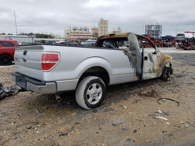 1FTMF1CW1AKA90481 - 2010 FORD F150 SILVER photo 3