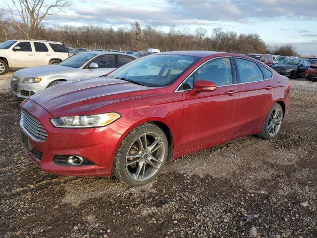 3FA6P0K94ER202015 - 2014 FORD FUSION TITANIUM RED photo 1