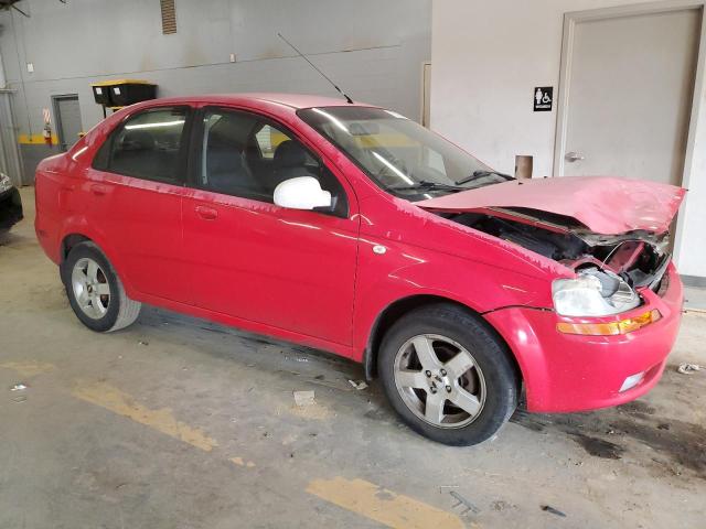 KL1TG56616B556825 - 2006 CHEVROLET AVEO LT RED photo 4