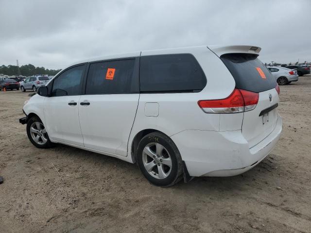 5TDZK3DCXES468412 - 2014 TOYOTA SIENNA WHITE photo 2