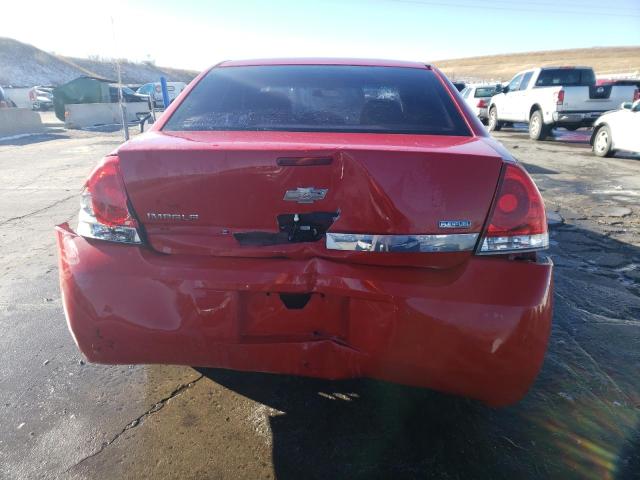 2G1WA5EK4A1105508 - 2010 CHEVROLET IMPALA LS RED photo 6