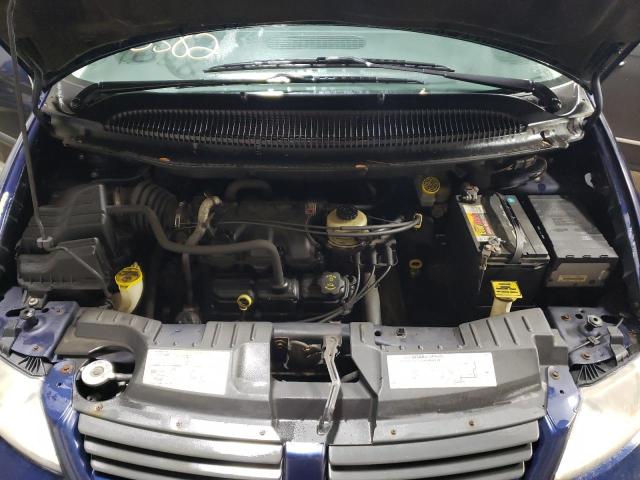 1D4GP25R55B395594 - 2005 DODGE CARAVAN SE BLUE photo 12